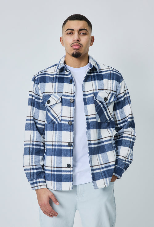 Chemise à carreaux d'hiver